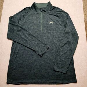 Under Armour Green Long Sleeve Performance Mens  #7